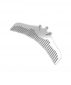 Sterling Silver Comb For Baby, Kids &Mom-Majestic (28 gm)