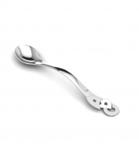 Sterling Silver Spoon For Baby And Child-Curved Handle With Abc (28 gm)