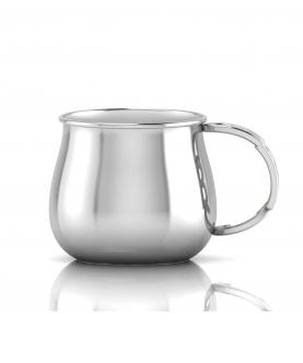 Sterling Silver Baby Cup With An Abc Handle (65 gm)