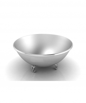 Sterling Silver Bowl For Baby And Child-123 Number Supports (75 gm)