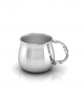 Sterling Silver Baby Cup With A 123 Handle (65 gm)