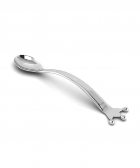 Sterling Silver Baby Spoon For Baby And Child-Curved Majestic (25 gm)