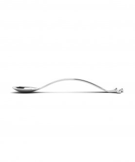 Sterling Silver Baby Spoon For Baby And Child-Curved Majestic (25 gm)
