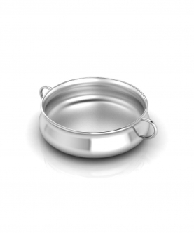 Sterling Silver Bowl For Baby And Child-Tradional Feeding Porringer (95 gm)