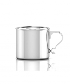 Sterling Silver Baby Cup-Modern Handle (65 gm)