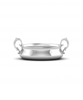 Sterling Silver Bowl For Baby And Child-Victorian Feeding Porringer (95 gm)