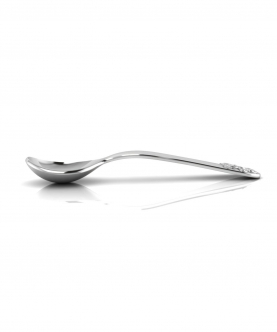 Silver Plated Spoon & Fork Set-Teddy Bear