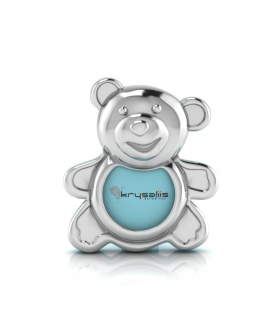 Silver Plated Teddy Photo Frame For Baby & Kids