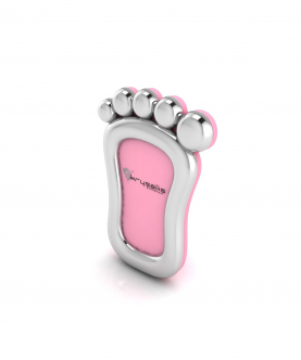 Silver Plated Foot Photo Frame For Baby & Kids