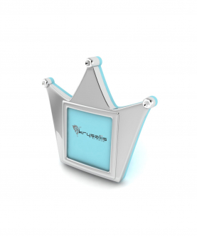 Silver Plated Crown Photo Frame For Baby & Kids