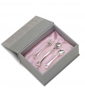 Sterling Silver Gift Set For Baby And Child-Hamper With Spoons Set Of 3 (65 gm)