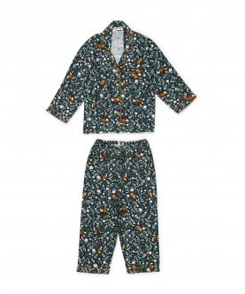Fox Print Flannel Night Suit