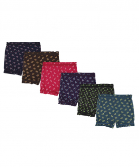 Bodycare Multicolor Printed Unisex Bloomer Pack Of 6