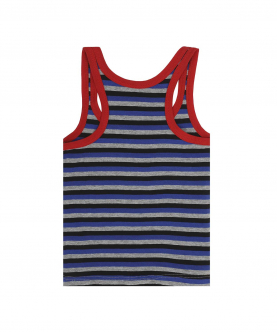 Boys Vest Round Neck Sleeveless Solid Assorted Pack Of 3