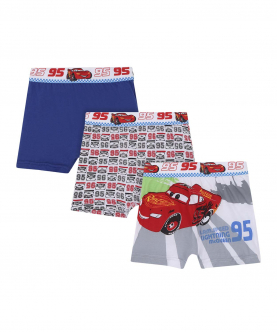 Cars Boys Trunk Solid Assorted Pack Of 3