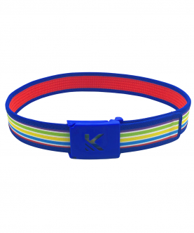 Kazarmax Boys Multicolor Multi Blaze Printed Reversible Belt 