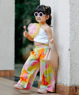 The Colour Blast Top And Pant Set