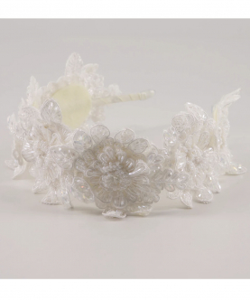 The Hadraniel Crystal Flower Headband