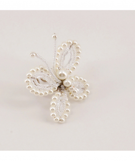 The Amaryllis Pearl Butterfly Luxury Girls Ring