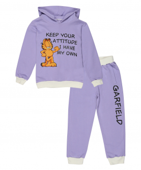 Lavender Garfield Track Suit