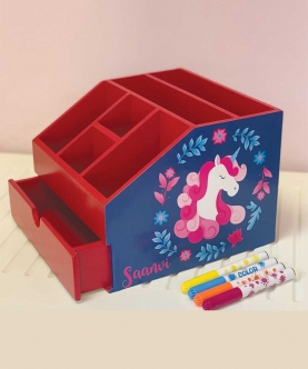 Stationery Stand With Drawer