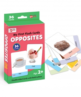 My First Opposites Flash Cards-36 Cards - Fun Learning Game