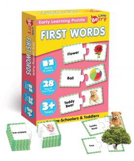 First Words Match And Learn Jigsaw Puzzle Game - 42 Pcs