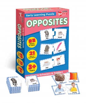 Opposite Match And Learn Jigsaw Puzzle Game- 42 Pcs