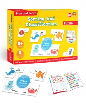Play & Learn Puzzle With Activity Book - 40 Pcs