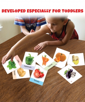 Vegetables Flash Cardss (32 Cards) | Fun Learning 
