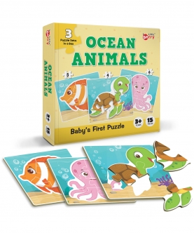 Ocean Animals - Fun & Educational Jigsaw Puzzle Set