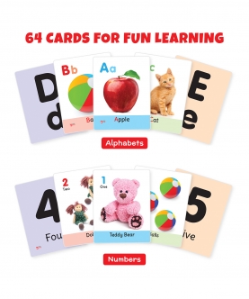 Alphabet And Numbers Fun Learning Pack Of 2-64 Flash Cards
