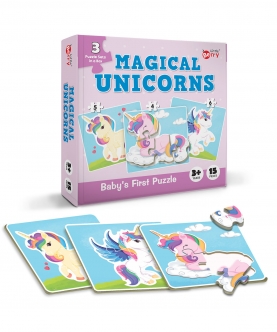 Magical Unicorns - Fun & Educational Jigsaw Puzzle Set