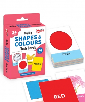 Shapes & Colours Flash Cards-32 Cards | Fun Learning Toy