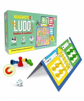 Magnetic Ludo And Snakes & Ladders Board Game Set