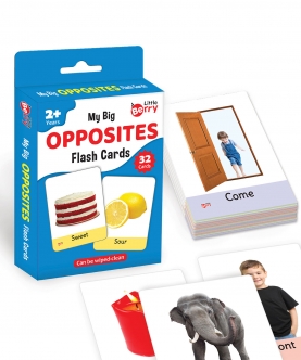 Opposites Flash Cardss (32 Cards) | Fun Learning