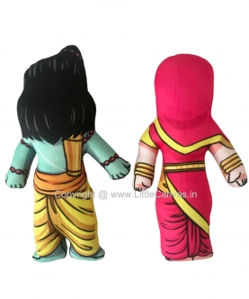 Lord Ram And Goddess Sita Plush Dolls