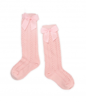 Pink-Bow Stockings