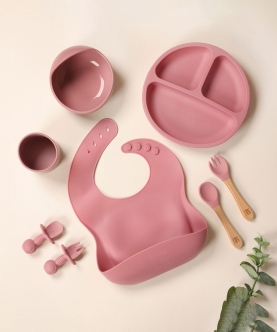 Pink Munchmate Meal Set