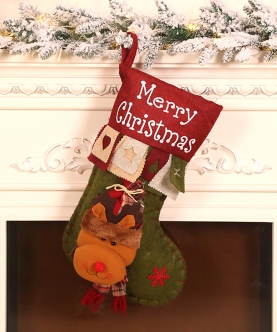 Little Surprise Box Bunting Style Stocking Deer