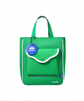Stylish Casual Green Tote Bag With Adjustable Strap