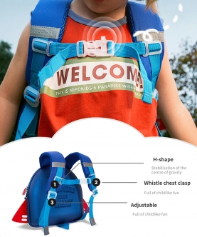 Electric Blue Sailor Backpack For Toddlers & Kids