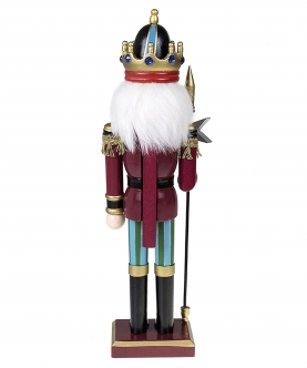 12 Inches Striped & Christmas Nutcracker Self Standing
