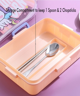 Big Size Lunch Box + Spoon & Chopsticks