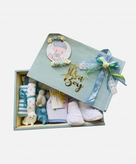 Blue Joy Newborn Hamper Gift Set