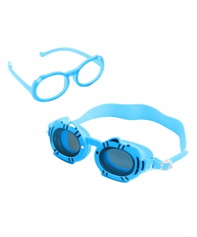 Blue Fish Dual Glass Frame Sun Protection & Swimming Goggles