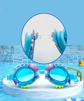 Spiky Fish Frame Uv Protected Anti-Fog Swimming Goggles