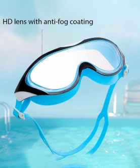 Fitness Teens Big Frame Uv Protected Swimming Goggles