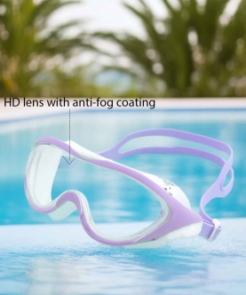 Fitness Teens Big Frame Uv Protected Swimming Goggles