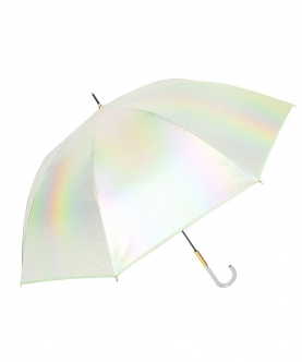 Green Holographic Glitter Rain Umbrella